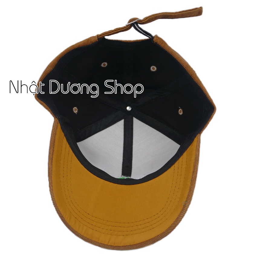 Nón kết vải nhung Pine Apple - Quả thơm - Chất liệu vải Nhung cao cấp tạo nên sự thoải mái và phong cách cho người đội