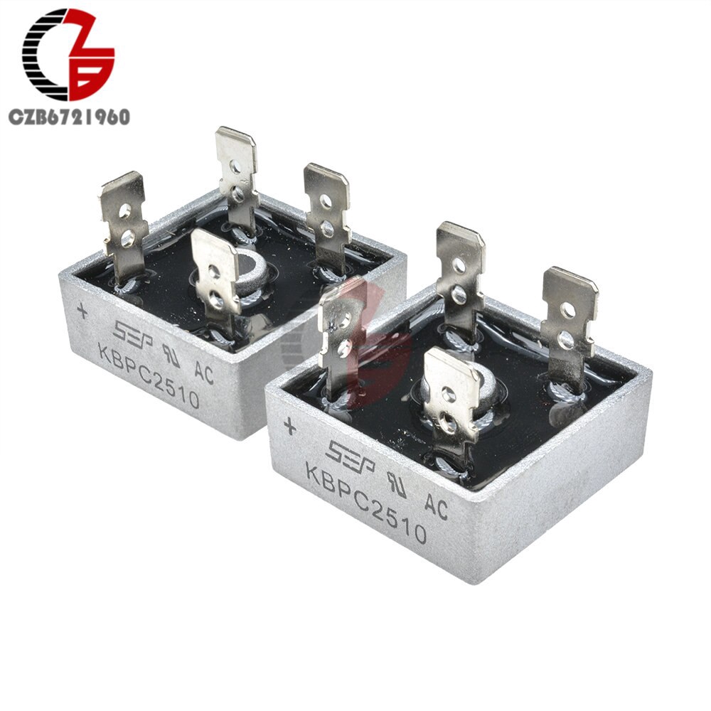 5Pcs KBPC1010 KBPC1510 KBPC2510 KBPC3510 KBPC3510W KBPC5010 Power Diode Bridge Rectifier 15A 25A 35A 50A 1000V KBPC Commutator | BigBuy360 - bigbuy360.vn