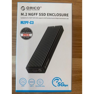 Box ổ cứng di động ORICO M2.SSD kết nối USB 3.1 - tản nhiệt nhôm