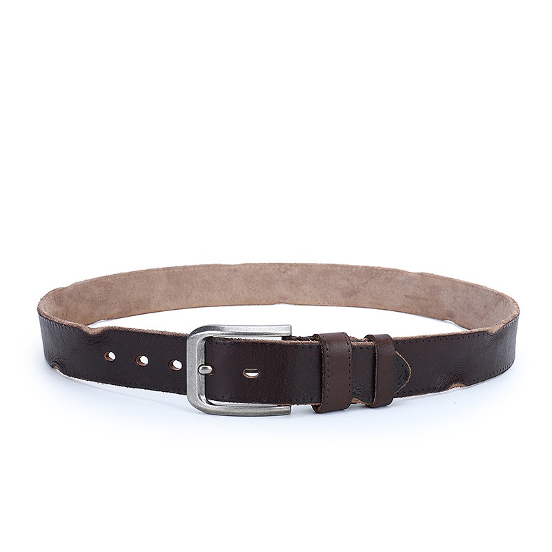 Thắt lưng da thật 100% kiểu dáng Vintage thời trang cho nam