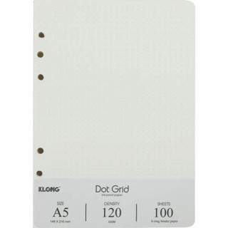 Ruột giấy refill sổ còng dot grid a5 - 100 tờ; ms: 997