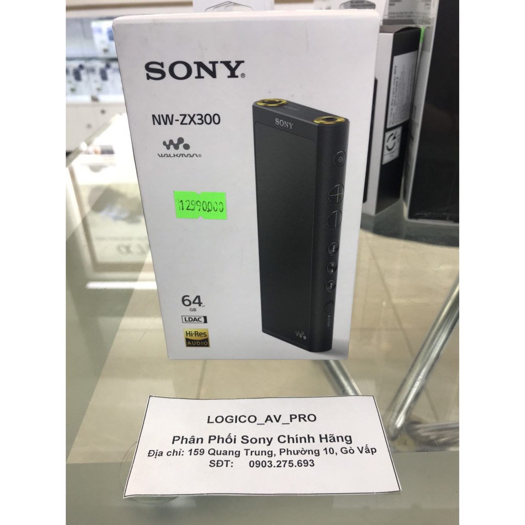 Máy nghe nhạc Sony Walkman Hi-res NW-ZX300 chính hãng