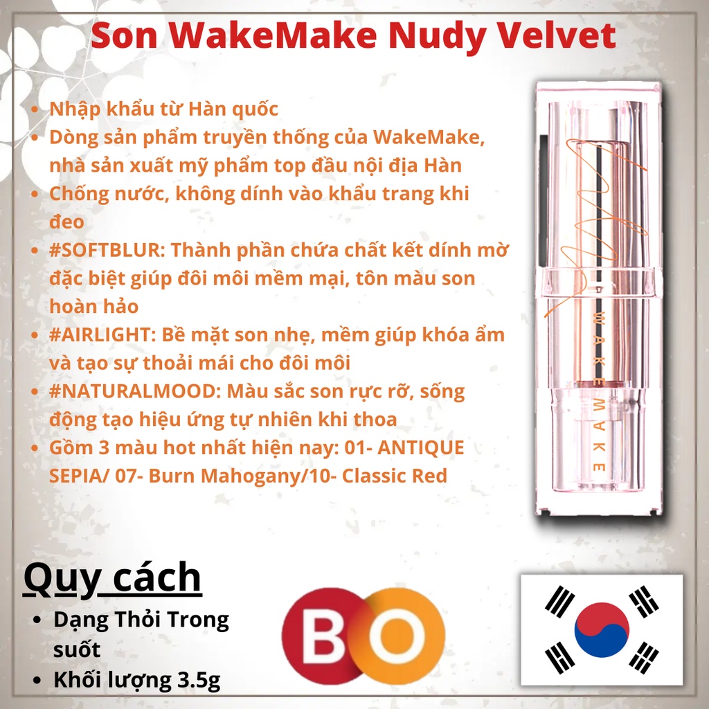 Son WakeMake Nudy Velvet