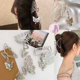 Kẹp Tóc Càng Cua Hình Bướm Hàn Quốc 🍀 FREESHIP🍀 Gấp Tóc Kim Loại Xinh Xắn Cho Nữ