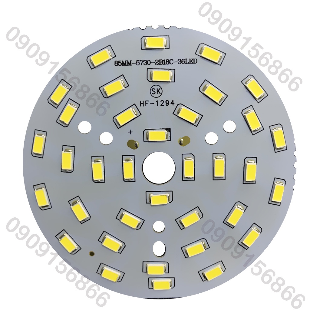 Led vỉ tròn 18w chạy qua chấn lưu
