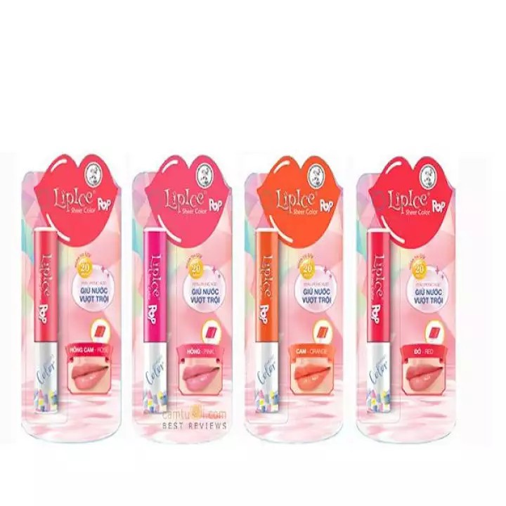 Son dưỡng LipIce Sheer Color Pop có màu 2.4g – dưỡng ẩm tối ưu, bảo vệ môi hiệu quả SPF 20 PA+++