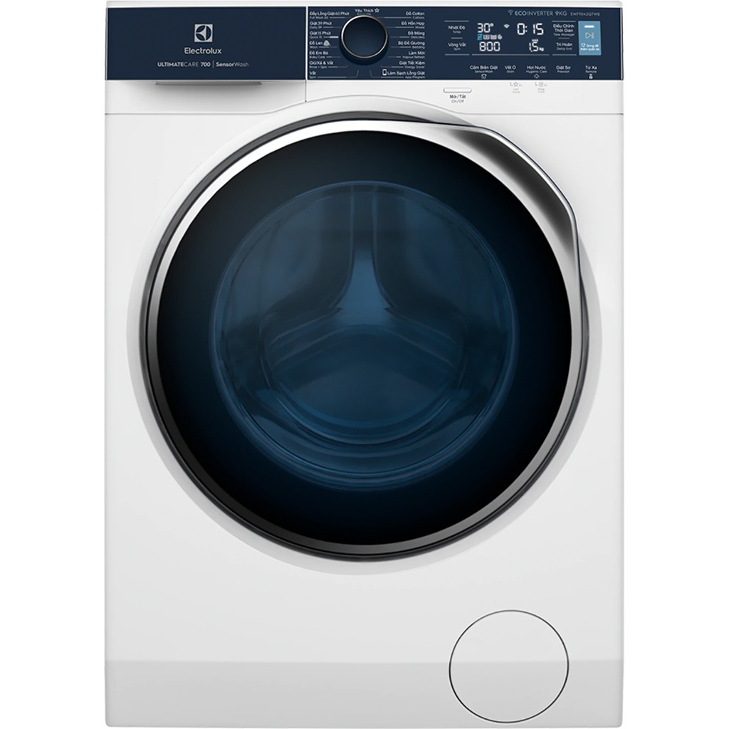 Máy giặt Electrolux 9 kg Inverter màu trắng EWF9042Q7WB