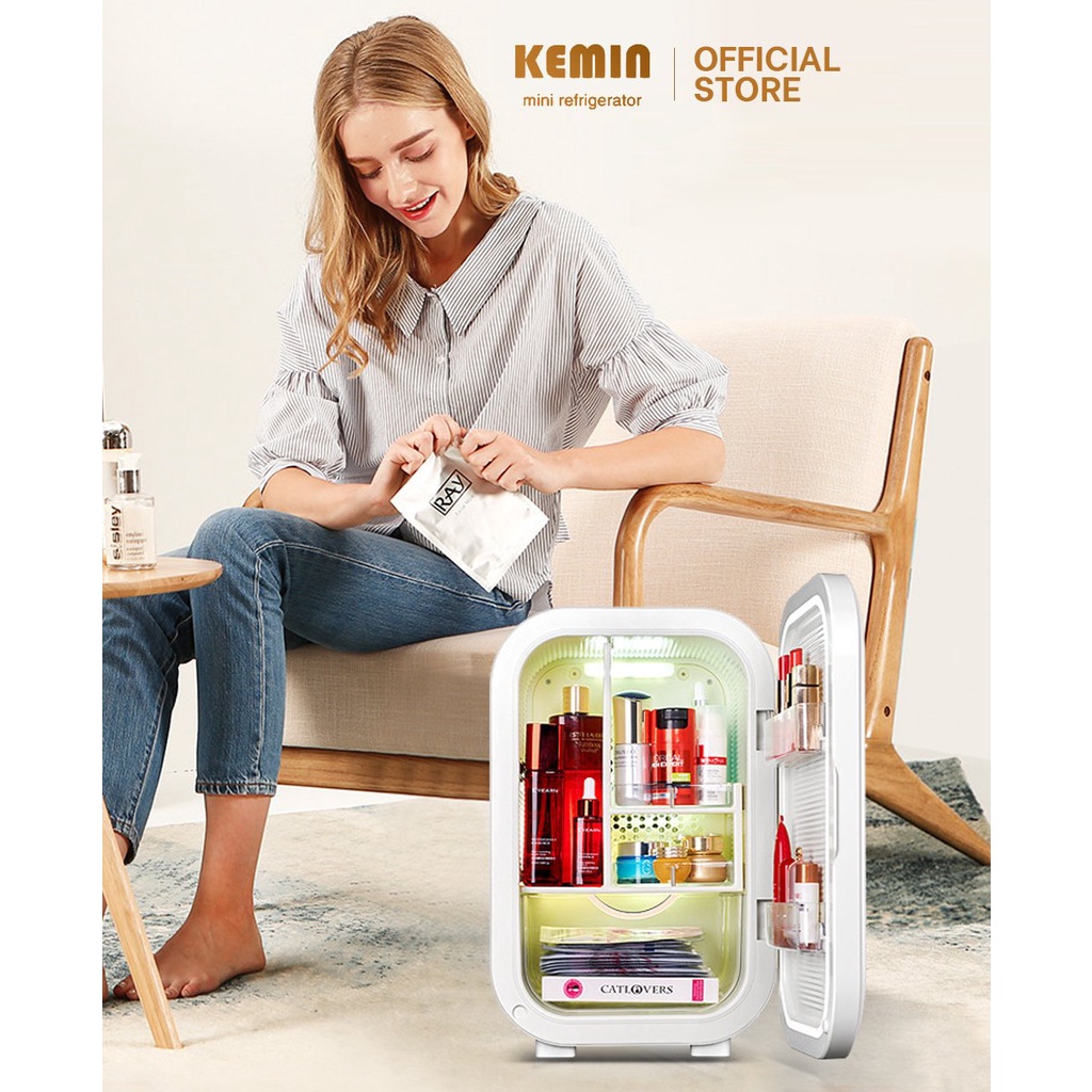 Tủ lạnh mini Kemin K15 - 15L Chỉnh nhiệt - Công nghệ chống đọng nước