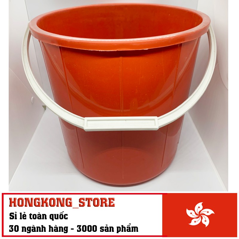 Xô nhựa không nắp dung tích 14L chất liệu bền đẹp - Xô nhựa đựng nước tiện dụng