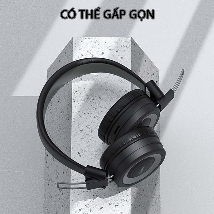 CHÍNH HÃNG Tai Nghe Không Dây Bluetooth Chụp Tai  REMAX 5.1 725HB Pro Cao Cấp Có Khe Cắm Thẻ Nhớ