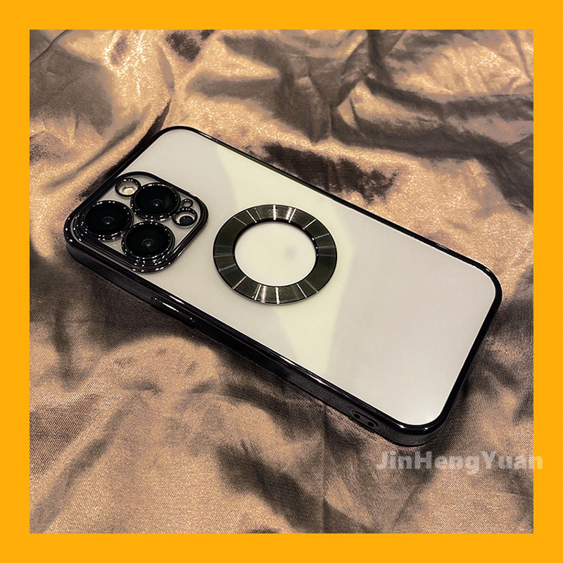 Ốp Điện Thoại Dẻo Tráng Gương Sang Trọng Kèm Miếng Dán Màn Hình Cho IPhone 14 11 12 13 Pro Max X Xs Max XR