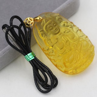 Mặt Thiên Thủ Thiên Nhãn 5 cm pha lê vàng