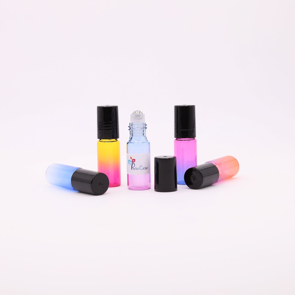 Chai Bi lăn 5ml 10ml Gradient cao cấp nhiều màu thép không gỉ - 1 chaI