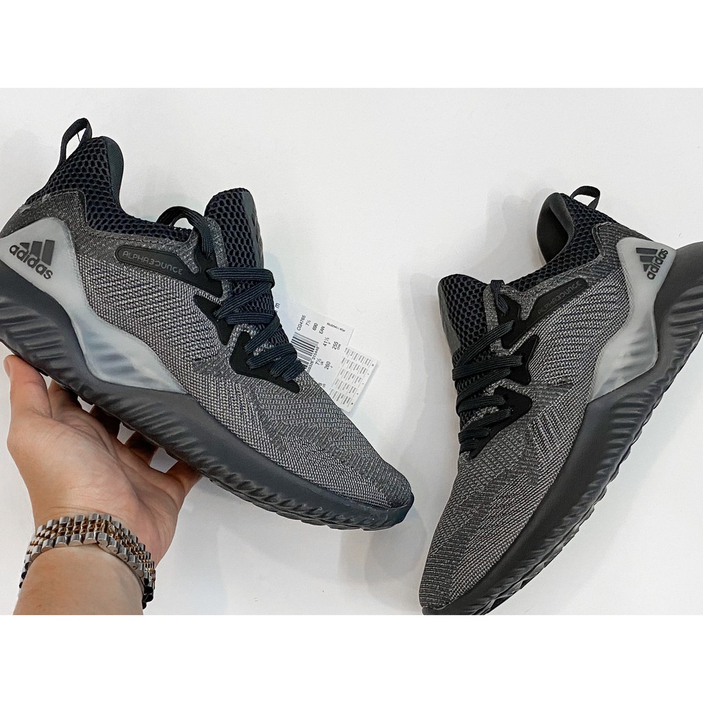 Giày Alpha Bounce Beyond cao cấp nhẹ êm gym (xám tro)