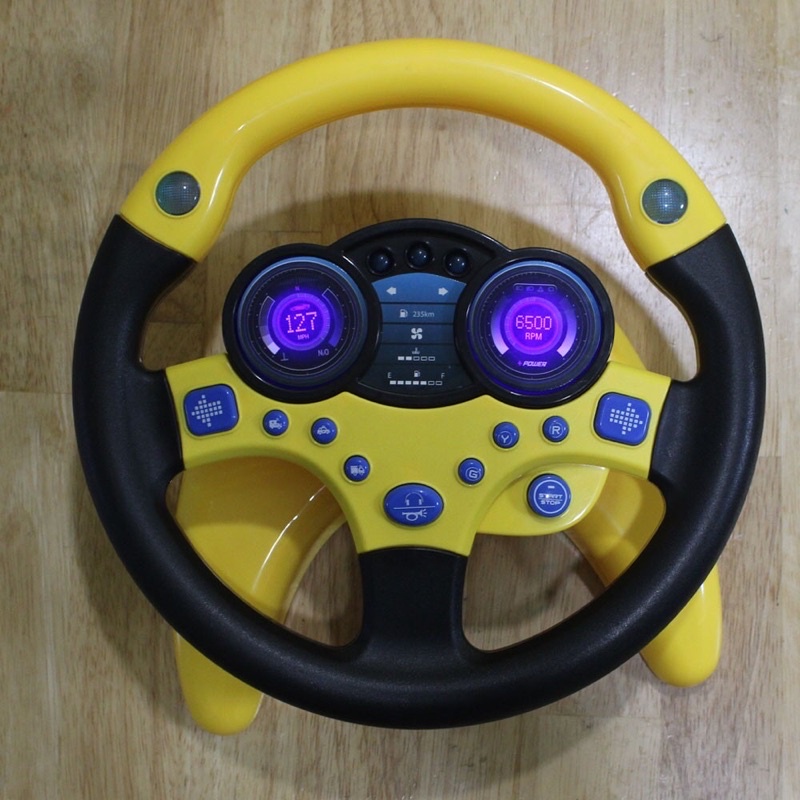 Vô Lăng Ô Tô Quay 360 Độ Cho Bé Có Nhạc Có Đèn