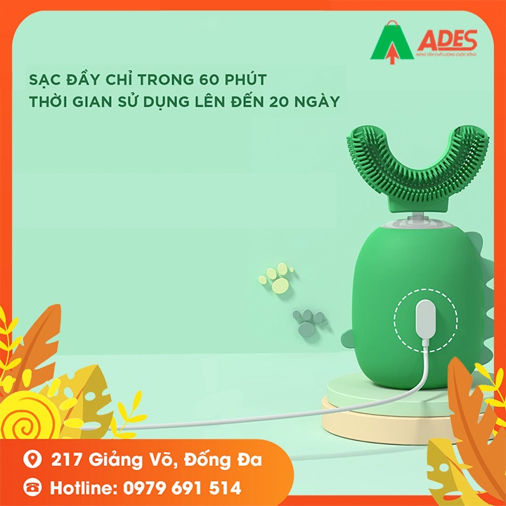 Bàn Chải Đánh Răng Điện Chữ U Remax GH-05 - BẢN QUỐC TẾ - Bảo Hành Chính Hãng 6 Tháng - Bàn Chải Thông Minh