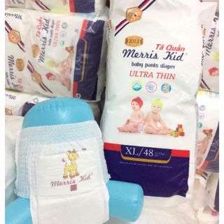 Tã quần merris kid m52/ l48/ xl44/ xxl42/ xxxl40