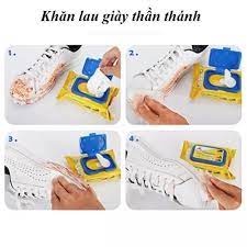 Khăn Giấy Lau Giày Siêu Sạch SNEAKER Hộp 30 Tờ Siêu Hot Không Hoá Chất Làm Hại Vải