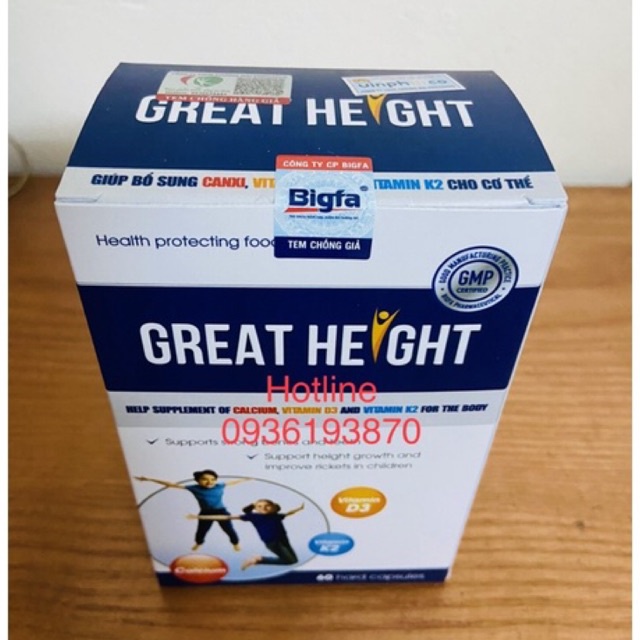 GREAT HEIGHT  [CHÍNH HÃNG] ❤️ GREATHEIGHT GIÚP TĂNG CHIỀU CAO