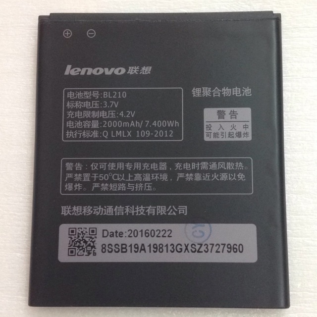 Pin Lenovo S650 mã pin BL210 chính hãng