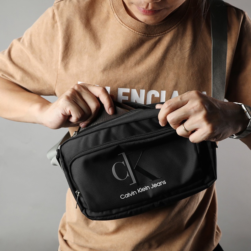 Túi Chéo Nam Calvin Klein CK Đi Chơi Du Lịch Phong Cách Châu Âu Chất Liệu Vải Chống Nước TIEM.BALO DCCAL001
