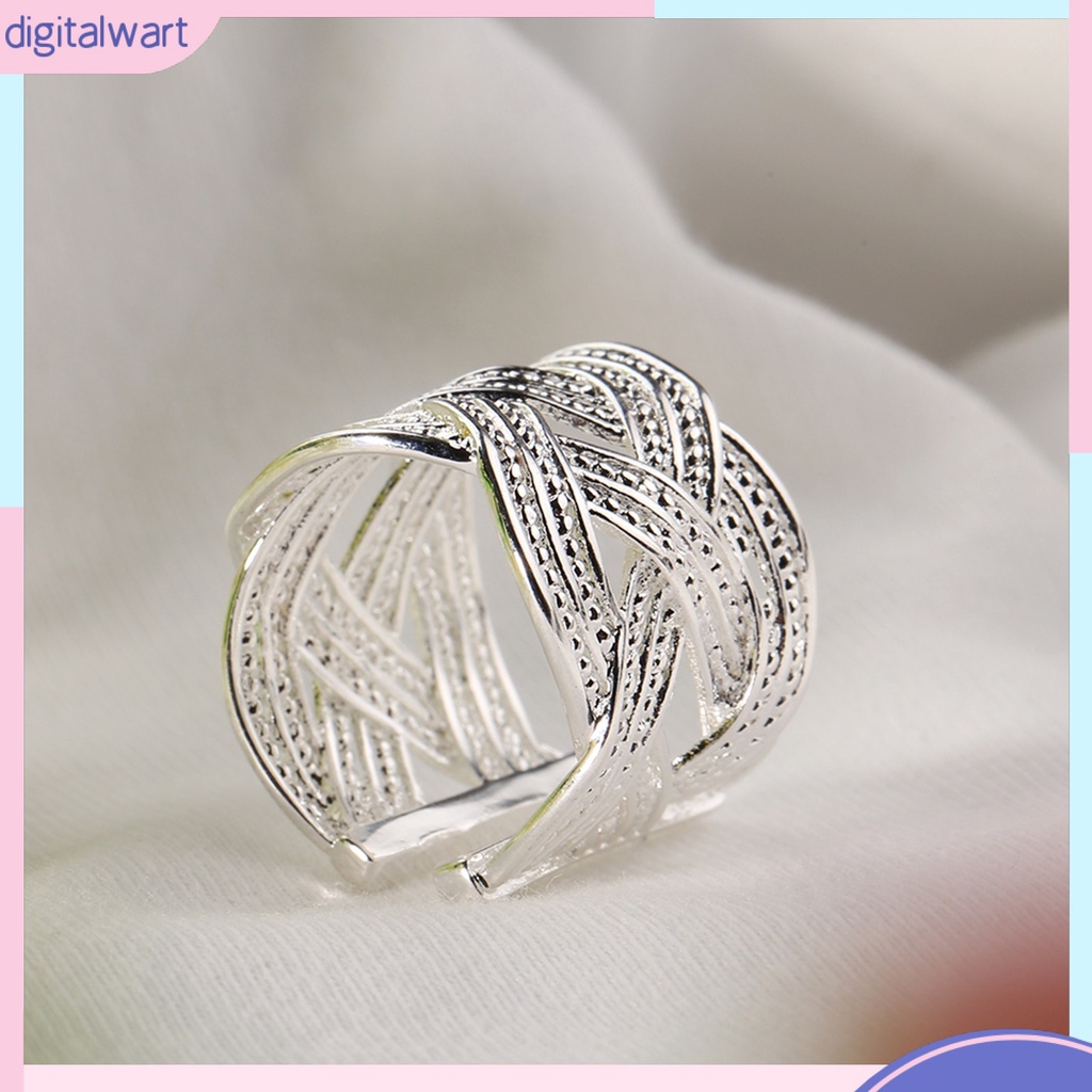 Nhẫn mạ bạc 925 kiểu dáng đơn giản ( Size US 8 )