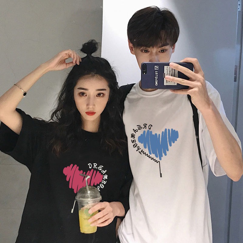 ZHELIHANGFEI Áo thun in ngắn tay kiểu dáng rộng theo phong cách đại học