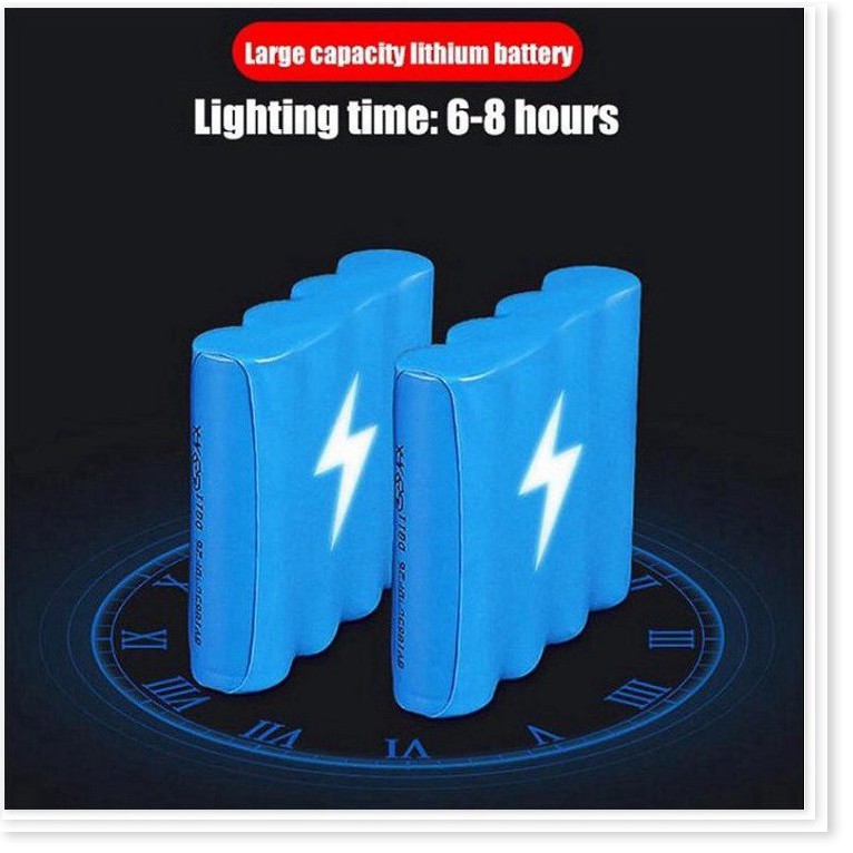 Bóng đèn tích điện led trụ buld dạng treo công suất 100W 120W 6-8H sáng liên tục, Bóng đèn led tiết kiệm điện