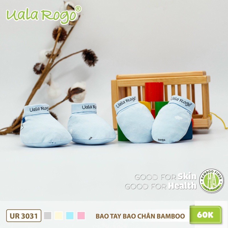 Set bao tay, bao chân Uala&amp;rogo chất petit