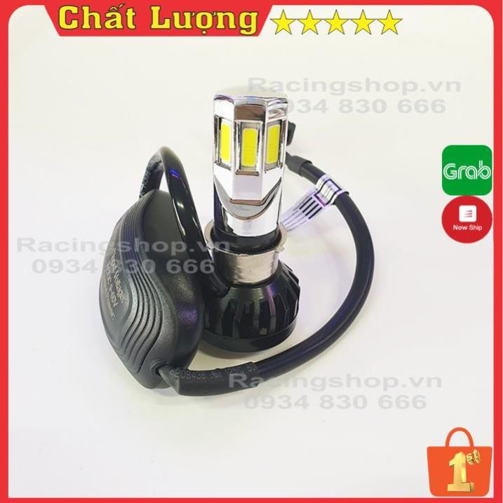 Đèn Pha Led RTD   Siêu Sáng  Đèn Led đuôi Quạt tản nhiệt gắn cho xe ga xe số ( GIÁ 1 BÓNG )