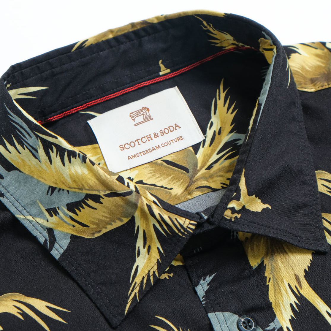 [GÍA SỐC] ÁO SƠ MI NAM NGẮN TAY MÀU ĐEN HỌA TIẾT CÂY DỪA VẢI COTTON THOÁNG MÁT - FO76 SHOP | BigBuy360 - bigbuy360.vn