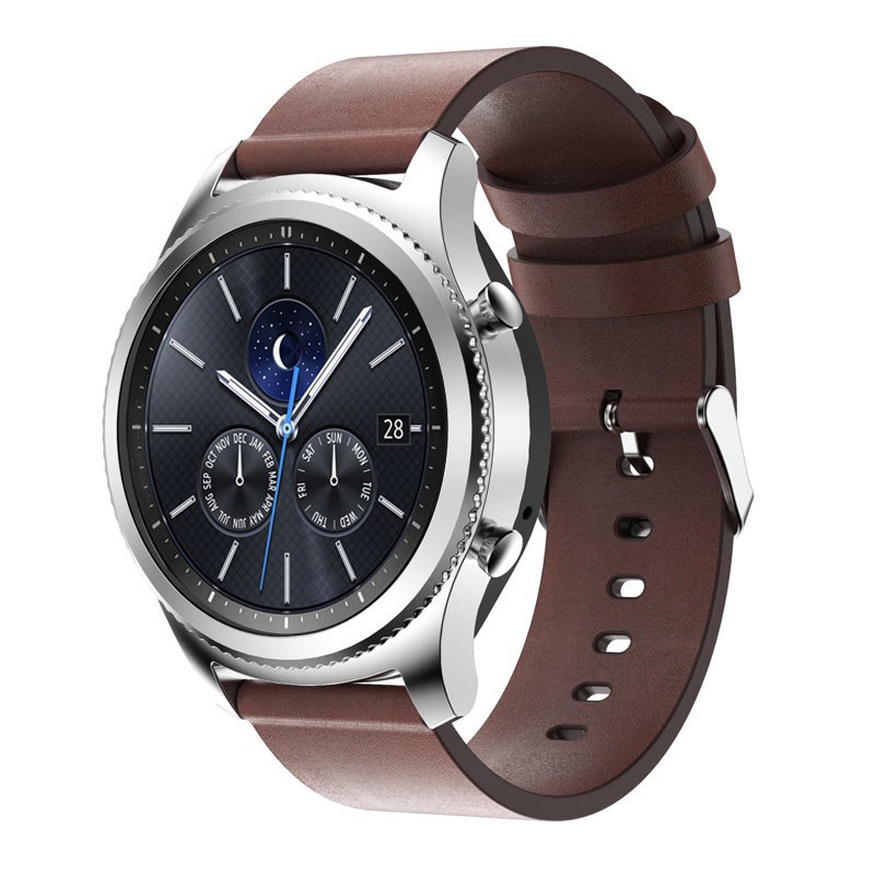 Dây da thay thế đồng hồ đeo tay cho Samsung Gear S3 Frontier / S3 Classic
