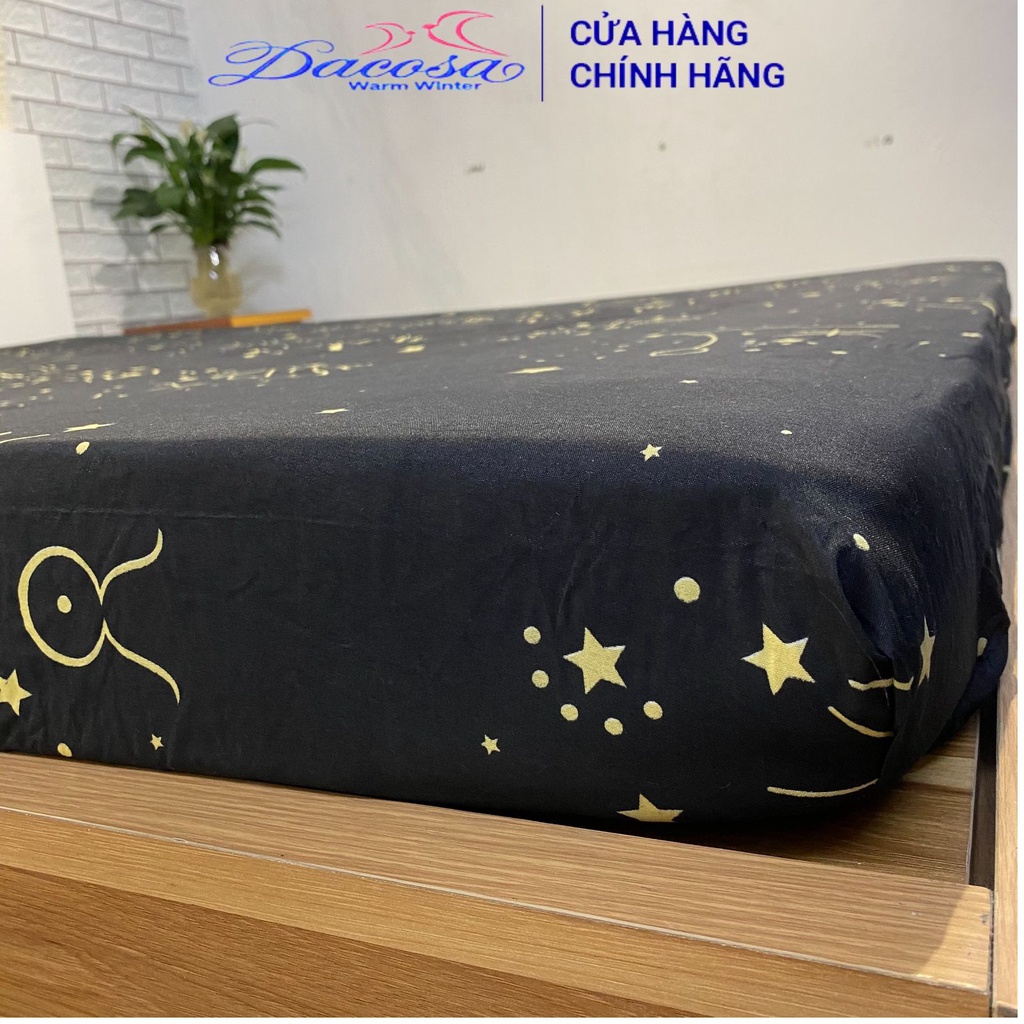 Ga trải giường DACOSA cotton poly bo chun sẵn