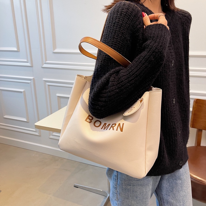 Túi tote IELGY sức chứa lớn phong cách đơn giản cho nữ