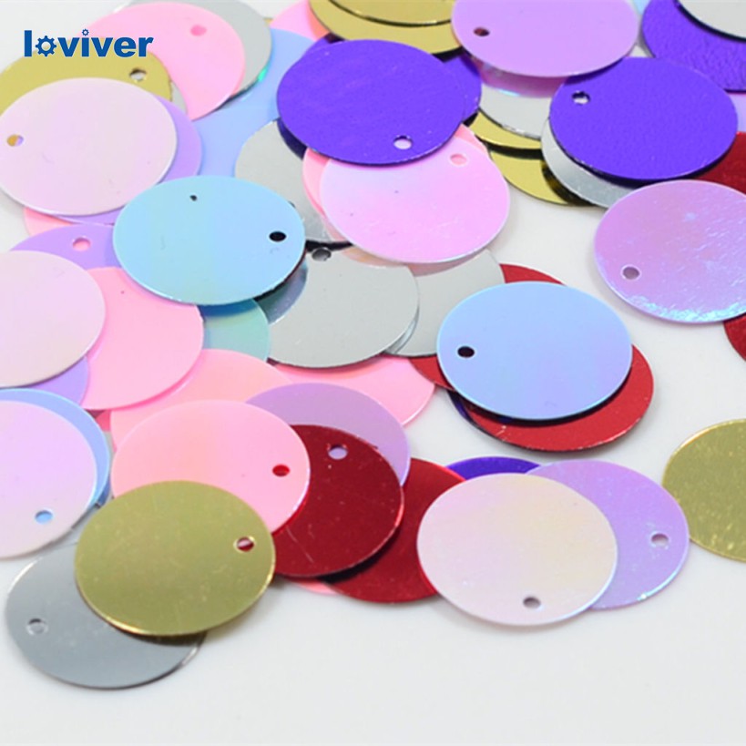 Hạt Kim Sa Tròn Lấp Lánh 16mm Làm Đồ Thủ Công DIY