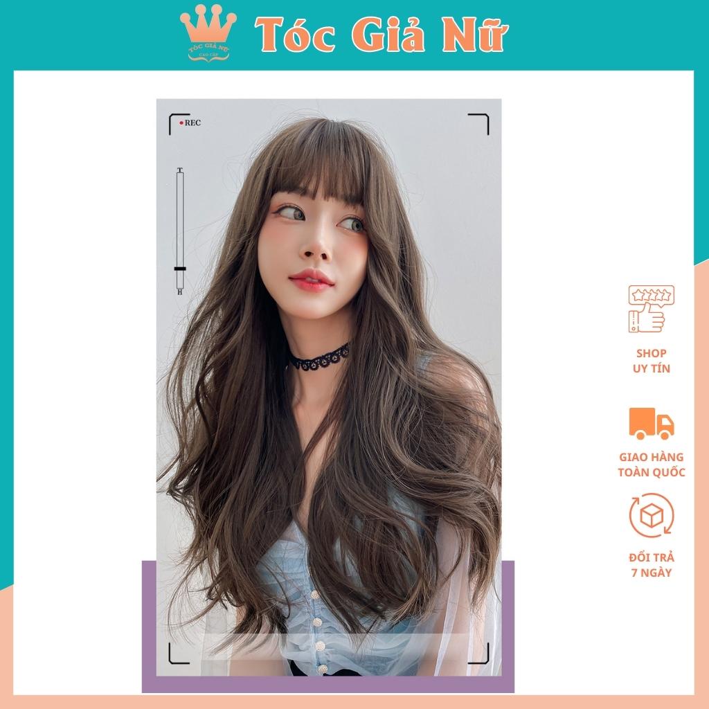 Tóc giả nguyên đầu xoăn dợn mã 8289