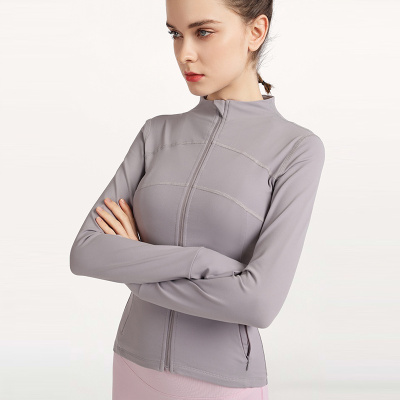 Lululemon      Áo Khoác Tập Yoga Khóa Kéo 3 Màu Sắc Yc065