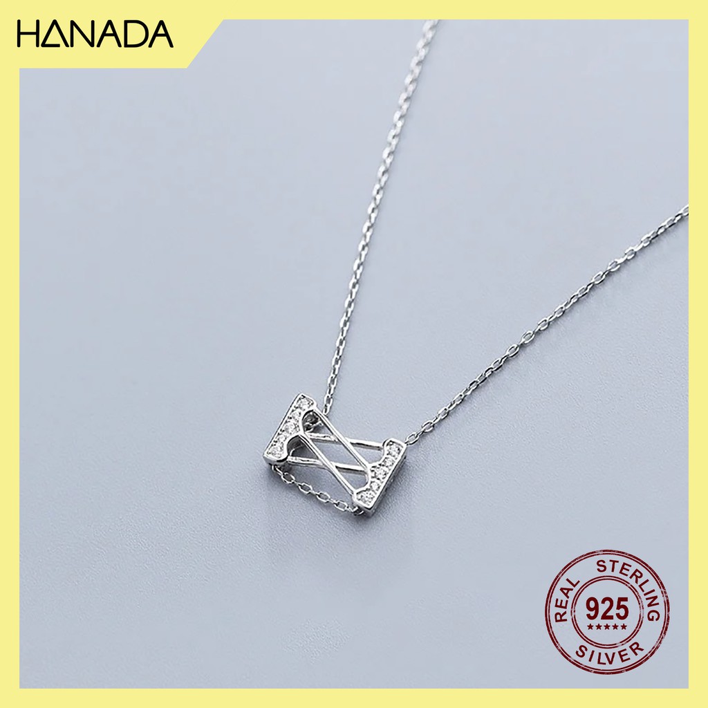 Dây Chuyền Bạc 925 Hanada Hồ Cát Dây Rút