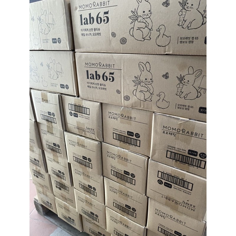 Khăn ướt Momo Rabit gói 72 tờ