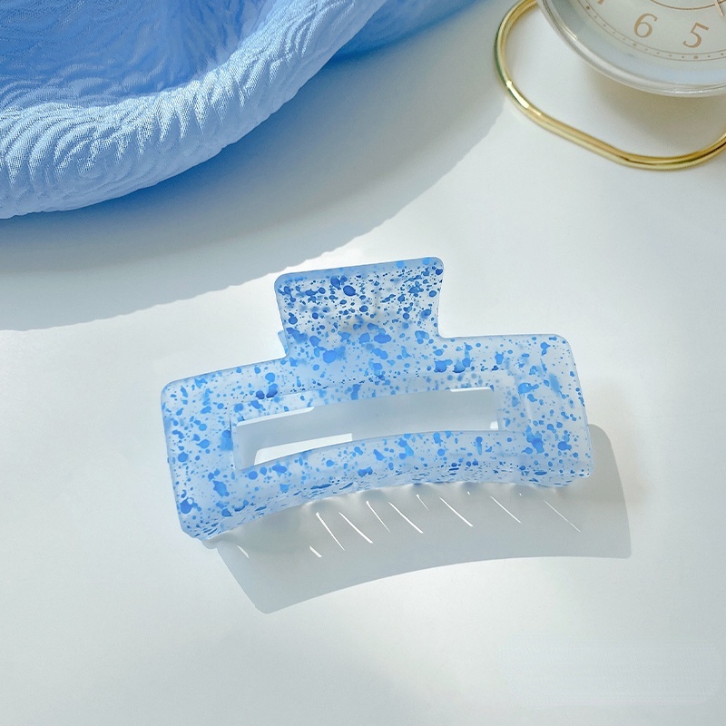 Kẹp Tóc Hình Vuông Lớn Bằng Acrylic Tinh Tế Thời Trang Hàn Quốc