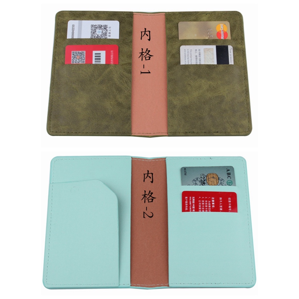 Vỏ bọc hộ chiếu - Bao Đựng Passport chất liệu da PU cao cấp có ngăn đựng thẻ ngân hàng tiện lợi