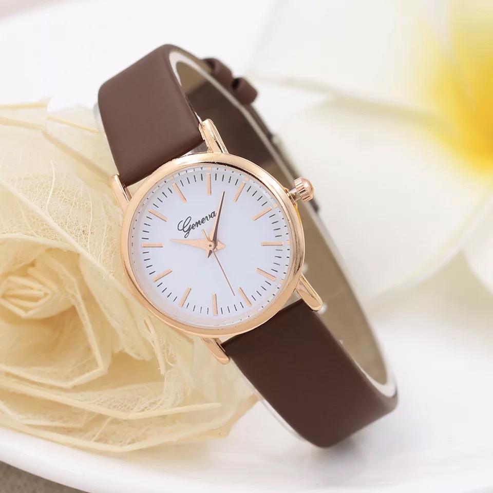Đồng Hồ Cặp Đôi Nam Nữ Geneva Thời Trang Dây Da Đẹp | BigBuy360 - bigbuy360.vn