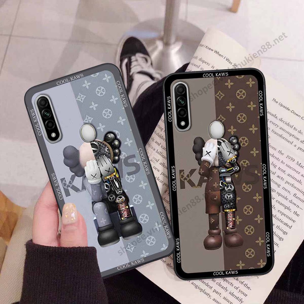 Ốp Oppo A31 bear, k@ws thương hiệu phong cách ốp lưng thời trang cao cấp
