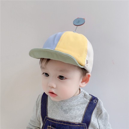Mũ lưỡi trai chống nắng màu sắc thời trang cho bé