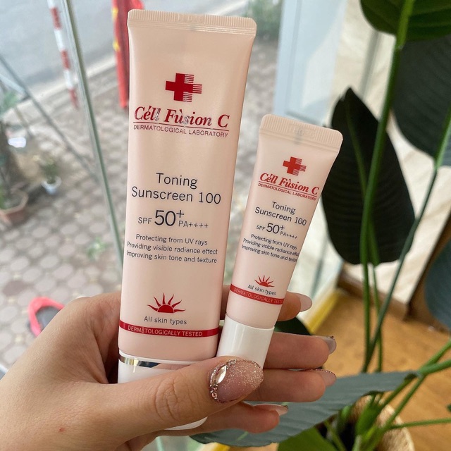 Kem chống nắng Cell Fusion C Toning Suncreen 100