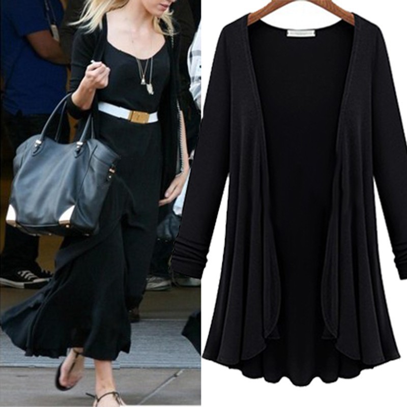 Áo khoác cardigan màu trơn thời trang | BigBuy360 - bigbuy360.vn