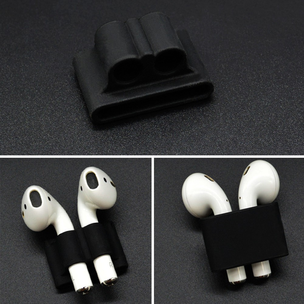 Phụ kiện silicone giữ chống thất lạc cho tai nghe Apple Airpods