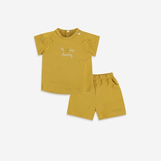 Bộ quần áo cài sau cộc tay BU - Buganik Baby Pooh