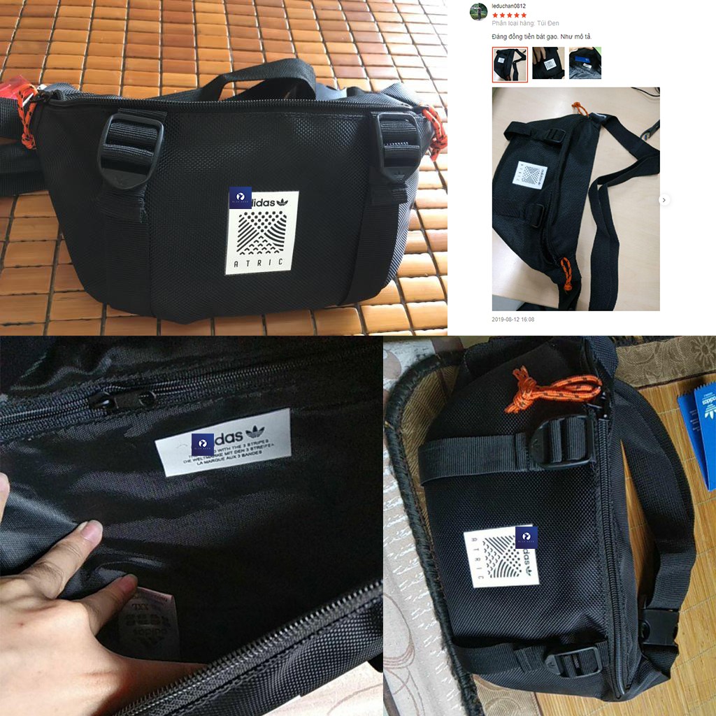 Túi Đeo Chéo ATRIC BUM BAG - CAM KẾT ẢNH THẬT - TẶNG PHỦ NANO - BLUE DEER