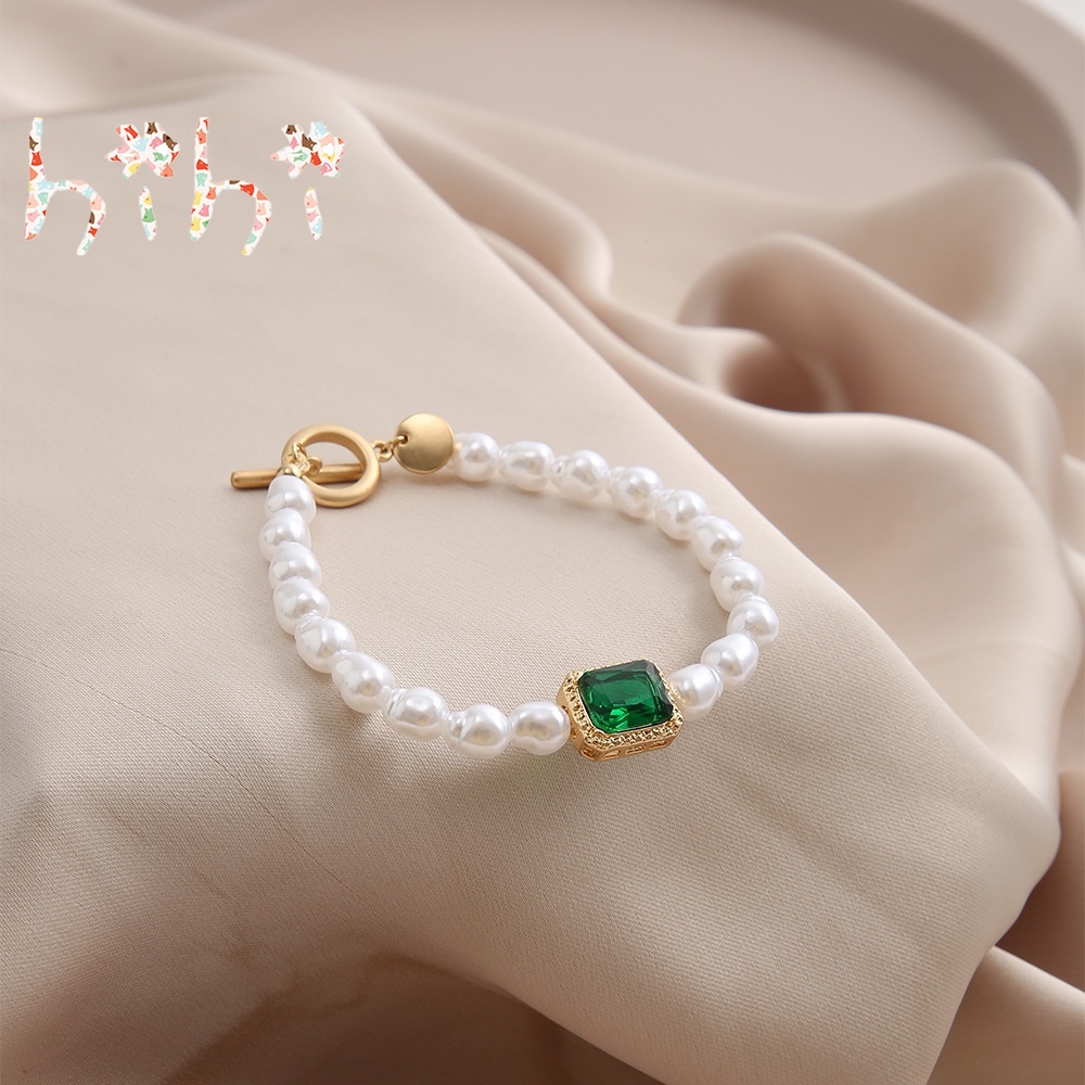 Vòng tay hạt ngọc trai nhân tạo thời trang cho nữ
